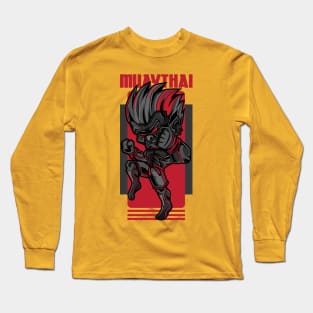 Muay Thai Warrior Long Sleeve T-Shirt